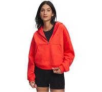 Under Armour Damen Kapuzensweat UA Icon Fleece HZ Halfzip Rot XL