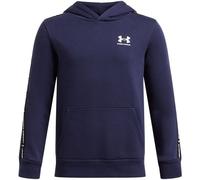 UNDER ARMOUR Icon Taping Fleecehoodie Jungen 410 - midnight navy/white M (137-149 cm)