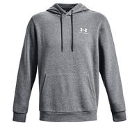 Under Armour - Icon Fleece Hoodie - Sweatshirt - Pitch Gray Medium Heather/White M