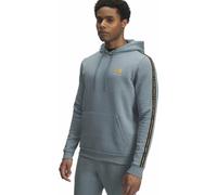 UNDER ARMOUR Icon Fleece Taping Hoodie Herren 587 - jasper blue/squad orange M
