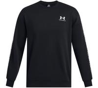Under Armour Icon Fleece Crew Taping black white L