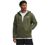 UNDER ARMOUR Icon Taping Fleecejacke Herren 390 - marine od green/white XL