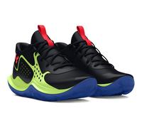 UNDER ARMOUR Jet '23 Basketballschuhe Kinder 005 - black/morph green/beta 36.5