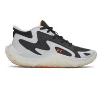 Under Armour Jet '25 Basketballschuhe für Kinder, Unisex, Grau, 24.5 cm