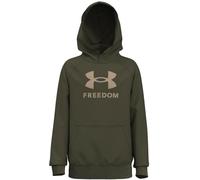 Under Armour - Jungen Freedom Bfl Rival Hoodie, Farbe Marine OD Green/Desert Sand (390), Größe: M, Marine Od Green/Desert Sand (390), M
