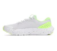 Under Armour Jungen Grundschule Surge 4, leichte und atmungsaktive Laufschuhe, gepolsterte Joggingschuhe für langen Komfort,White / Hyper Green / Black,39