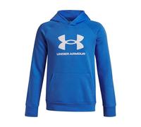 Under Armour Jungen Rival Fleece Big Logo Hoodie Kapuzenpullover, Blue Atlantis/White, 150-160