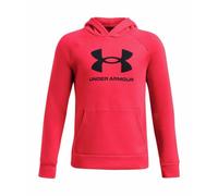 Under Armour Jungen Rival Fleece Hoodie Kapuzen-Sweatshirt, Racer Red/Black, L
