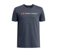 Under Armour Jungen T-Shirt UA B LOGO WORDMARK SS 1389963-044 137-149 Downpour Gray