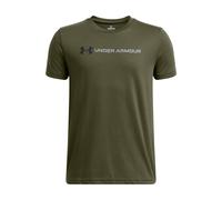 Under Armour Jungen T-Shirt UA B LOGO WORDMARK SS 1389963-390 137-149 Marine OD Green
