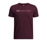 Under Armour Jungen T-Shirt UA B LOGO WORDMARK SS 1389963-600 137-149 Dark Maroon