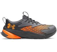 Under Armour Jungen Vorschule Scramjet 7, leichter Turnschuh für die Schule, Jungenschuhe mit Schnürsenkeln, atmungsaktive Kindersportschuhe mit Leder,Anthracite / Jasper Blue / Squad Orange,32