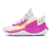 Under Armour Kinder Basketballschuhe Grade School Jet 23 3026635-106 39 White/Vivid Magenta/Metallic Gold