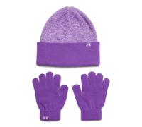 UNDER ARMOUR Mütze und Handschuhe Set Kinder 525 - lavish/salt purple/lavish