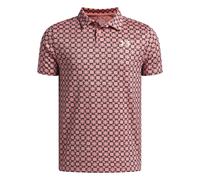 Under Armour Matchplay Printed Polo pink white (603) XL