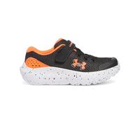 Under Armour Jungen Pre School Surge 4 Sneaker mit alternativem Verschluss, (005) Black/Ares Red/Ares Red, 11 Little Kid