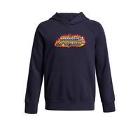 Under Armour Kinder Pullover Rival Flc Flamin Wdmrk 6003781-403 137-149 Washed Navy