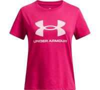 UNDER ARMOUR Kinder Shirt UA BIG LOGO SS (1389756) S SHADED FUCHSIA