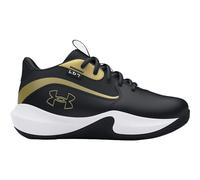 UNDER ARMOUR PS Lockdown 7 Basketballschuhe Kinder 001 - black/black/metallic gold 29.5