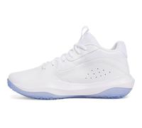 Under Armour Lockdown 7 Unisex-Erwachsene Sneaker, (103) Weiß/Weiß/Metallic-Silber, 15.5 Women/14 Men
