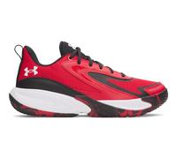Basketballschuh UNDER ARMOUR "UA LOCKDOWN 8", Herren, Gr. 45, rot (rot, schwarz, weiß), Leder, Synthetik, Textil, Schuhe (88642529-45) rot, schwarz, weiß