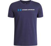 UNDER ARMOUR Logo Wordmark T-Shirt Jungen 410 - midnight navy/aegean blue S (127-137 cm)