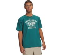 Under Armour 60/40s Armor Globe Short Sleeve T-shirt Grün S Mann
