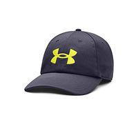 Under Armour Mens Caps Men's Ua Blitzing Adjustable Hat, Tempered Steel, 1361532-558, OSFM, Einheitsgröße