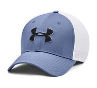Under Armour Men's Classic Mesh Bequeme Baseball Cap für Männer mit Flacher Passform, Golf-Kappe mit Stick-Detail, Blue, Medium