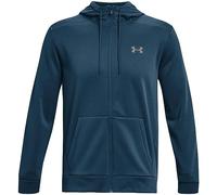 Under Armour Mens Fleece Tops Men's Armour Fleece® Full-Zip Hoodie, Ptb, 1373357-437, MD