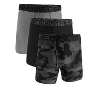 Under Armour Men's Performance Tech 6" 3 Pack Print/Solid Boxer Briefs