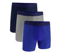 Under Armour Men's Performance Tech 6" 3 Pack Solid Boxer Briefs
