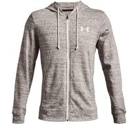 Under Armour Men's Standard Rival Terry Full Zip, (112) Onyx White / / Onyx White, Medium