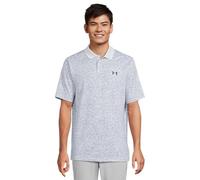 Under Armour Performance 3.0 Herren-Poloshirt, Weiß/Blau Smoke/Midnight Navy, XL