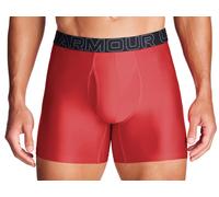 Under Armour Performance Tech Solid 6in 3-pcs Boxershorts 4XL Rot