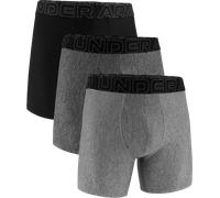 Under Armour Performance Tech Solid 6in 3-pcs Boxershorts XL grau