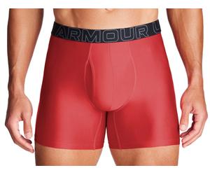 Under Armour Performance Tech Solid 6in Boxershorts 4XL Rot