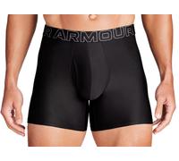 3er Pack UNDER ARMOUR Performance Tech Solid 6" Boxershorts Herren 001 - black L