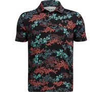 Under Armour Polo Boys Playoff, schwarz/dunkelblau