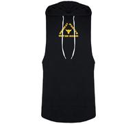 Under Armour Project Rock Mens Black ärmellose Hoodie M