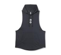 Under Armour Project Rock Snake Herren-Kapuzenpullover, ärmellos, (001) Black / White Clay / White, Large