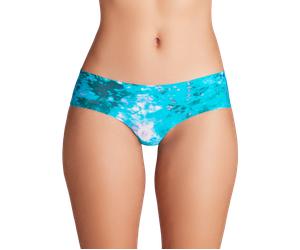 Under Armour Pure Stretch 3-Pack Printed No Show Hipster Slips XS weiß