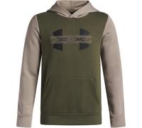 UNDER ARMOUR Rival Colorblock Graphic Hoodie Jungen 390 - marine od green/timberwolf taupe/black M (137-149 cm)