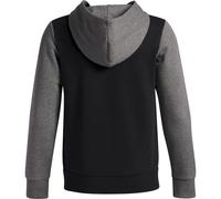 Under Armour Rival Flc Cblck Grphc Jungen Kapuzensweater, schwarz YLG