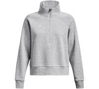 Under Armour Damen Pullover Rival Fleece 1/2-Zip 1379492-012 S Mod Gray Light Heather