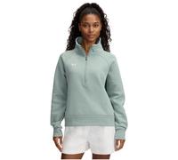 UNDER ARMOUR Rival Fleece 1/2-Zip Sweatshirt Damen 348 - silica green/white XL