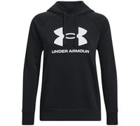 UNDER ARMOUR Rival Fleece Big Logo Hoodie Damen 001 - black/white S