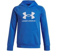 UNDER ARMOUR Rival Fleece Big Logo Hoodie Jungen 402 - blue atlantis/white XL (160-170 cm)