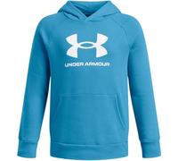 UNDER ARMOUR Rival Fleece Big Logo Hoodie Jungen 452 - ether blue/white S (127-137 cm)