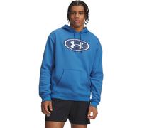 Under Armour Rival Fleece Branded Hoodie blue white (430) 3XL